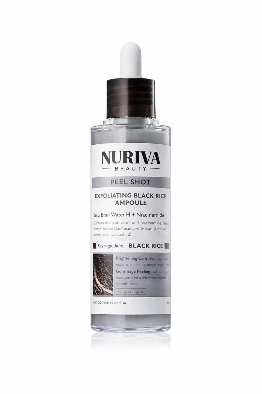 Nuriva Beauty – Glow Rice Gentle Exfoliating Ampoule (Peel Shot)